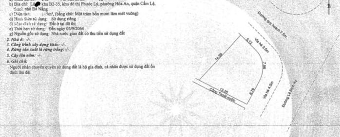 Hình ảnh Chính chủ gửi bán lô góc 2 MT đường Lê Đình Kỵ và Nguyễn Thị Cận.Đà Nẵng 3