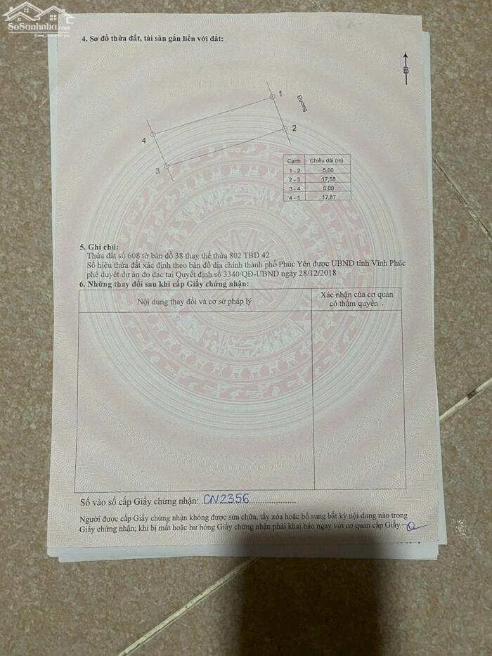 Hình ảnh Bán đất đẹp Cao minh, Phúc yên 4