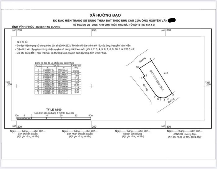 Hình ảnh Bán đất 3 mặt tiền thôn Trại gà, Hướng Đạo, Tam dương. 5