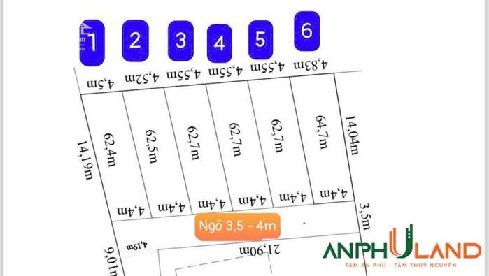 Hình ảnh Cần bán 6 lô F0 đất phường Thủy Nguyên ( xã Dương Quan), TP Hải Phòng 3