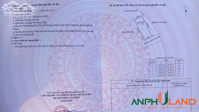 Hình ảnh Bán lô đất vị trí kim cương tại phường Thuỷ Nguyên (xã Dương Quan), TP Hải Phòng 0