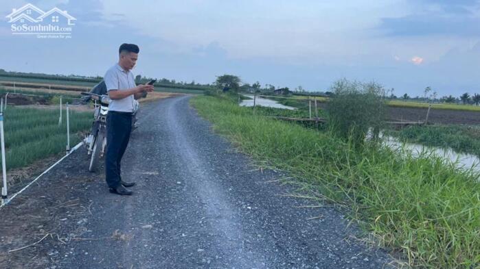 Hình ảnh B.á.n 5,8 công đất nền, mặt tiền kênh giá 330tr/1000m2 gần biển Rạch Bùn, Tân Điền, tỉnh Đồng Tháp mới. 1