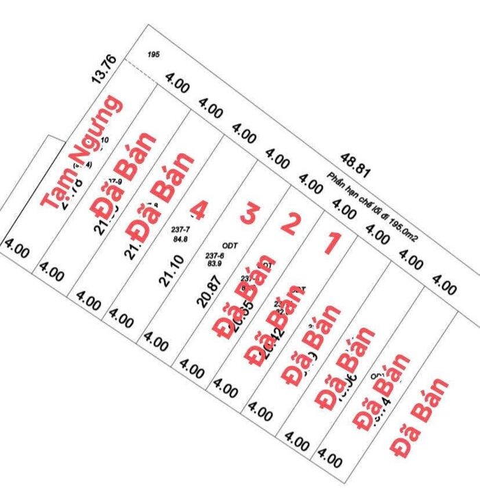 Hình ảnh NHANH HƠN GIÓ CÒN DUY NHẤT 2LÔ Diện tích 84m2->85m2,Thổ cư Chỉ 1Tỷ550Tr 3