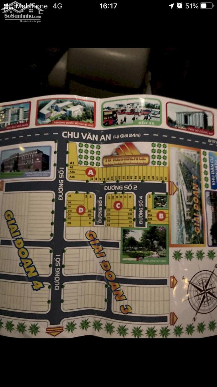 Hình ảnh Nền biệt thự 140m2 kdc 1B Chủ cần bán gấp giá xả lỗ 1 tỏi 450tr 4