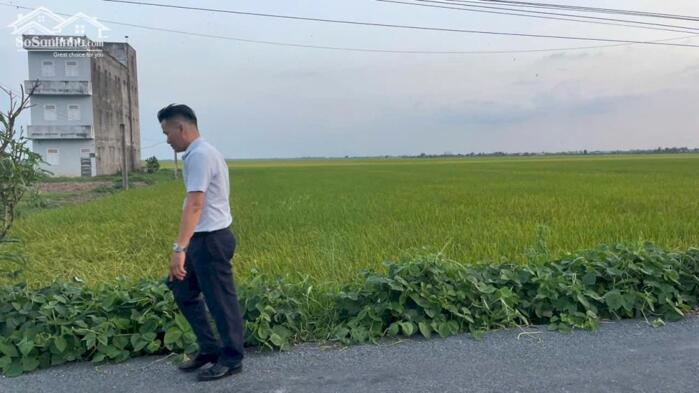 Hình ảnh 2 công đất mặt tiền đường TL871C gần biển Rạch Bùn, Tân Điền, Gò Công Đông, TG 0