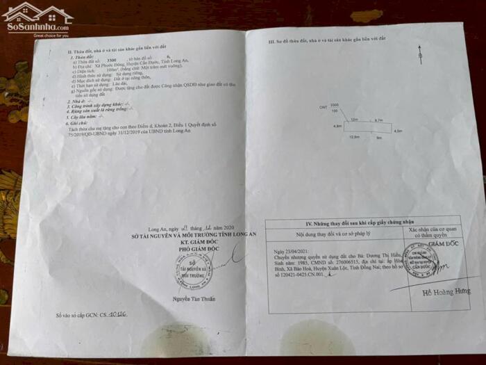 Hình ảnh Đất thổ cư 100m2 xã Tân Lân giá rẻ đầu tư 450tr 3