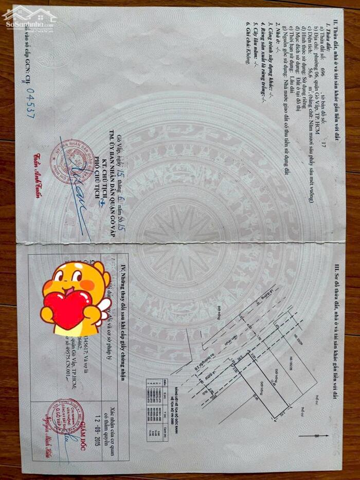 Hình ảnh Bán lô đất khu phân lô đồng bộ Đường Số 28, Phường 6, Gò Vấp 2