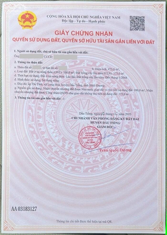 Hình ảnh Lô góc ngay mặt tiền đường tỉnh ĐT750 nằm sát KCN giá 3,7tr/m2 4