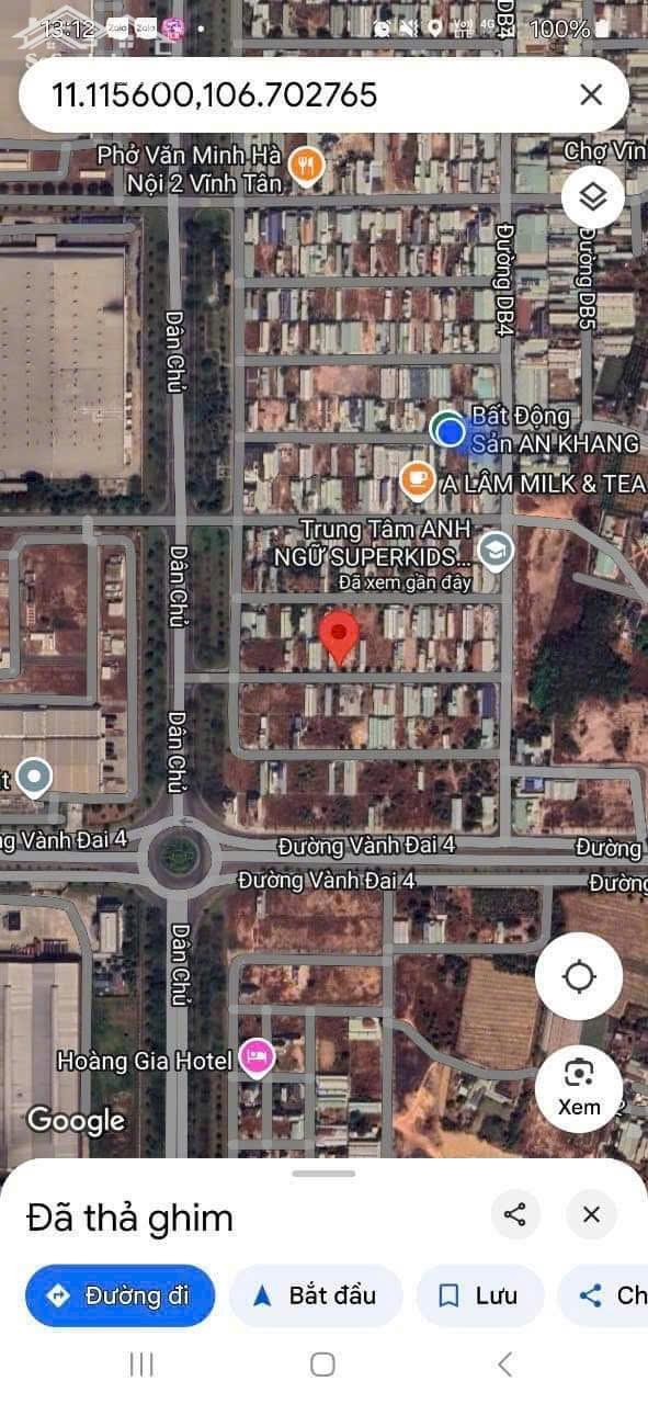 Hình ảnh Bán 150m thổ cư tại Vsip TpHCM vị trí đẹp để kinh doanh chỉ 1,x tỷ 2