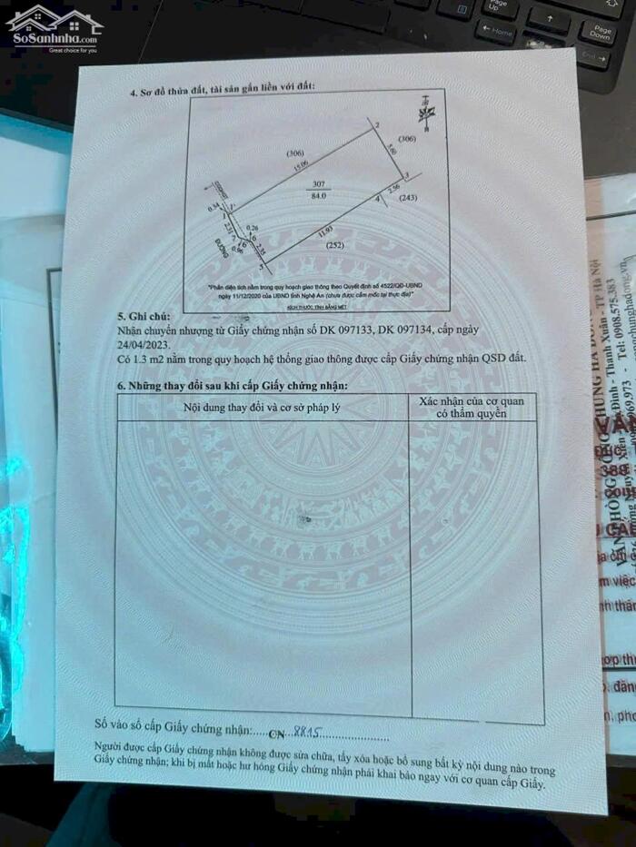 Hình ảnh BÁN NHÀ 84m2 MẶT ĐƯỜNG BỜ KÊNH HÀ HUY TẬP – ĐỐI DIỆN CÔNG VIÊN 0
