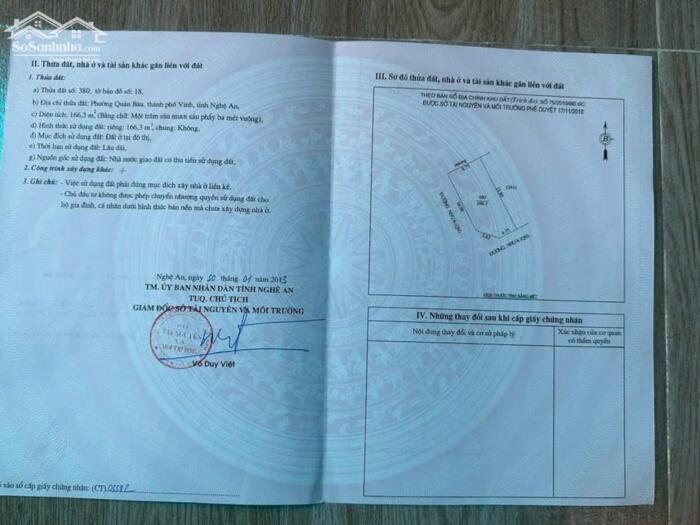 Hình ảnh BÁN BIỆT THỰ XÂY THÔ, LÔ GÓC 2 MẶT TIỀN – KĐT YÊN HOÀ, QUÁN BÀU, TP VINH 0