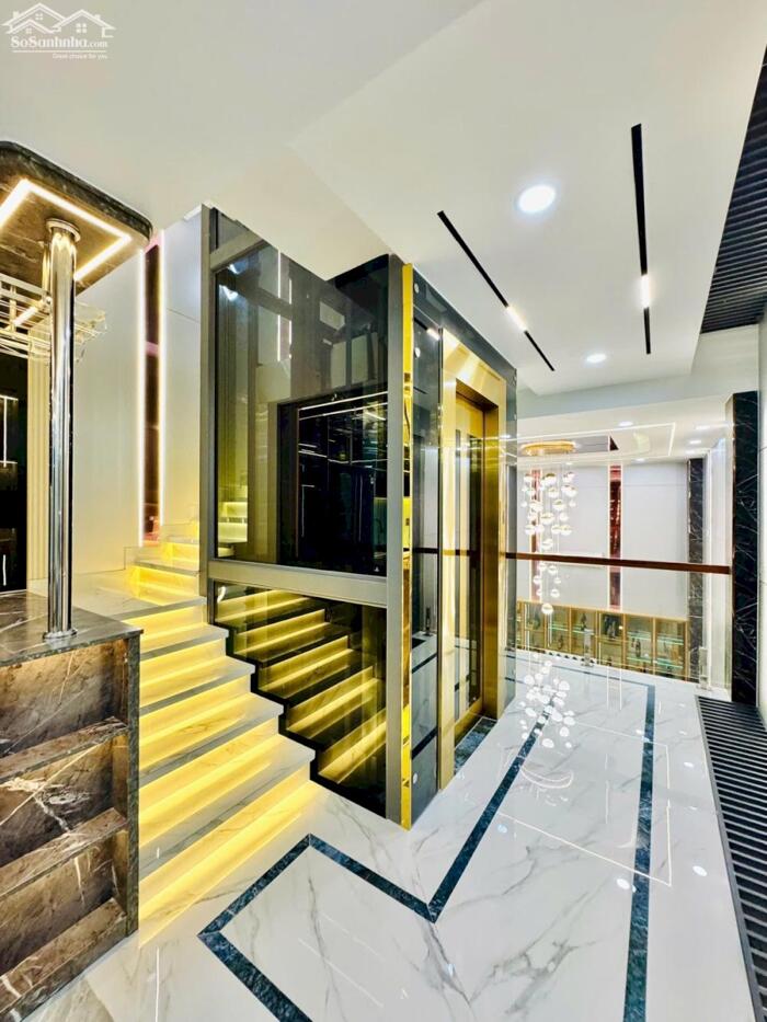 Hình ảnh Chỉ 14.9 tỷ có nhà đẹp 6 lầu khu phân lô ngang 4.2m HXT thông Nguyễn Oanh 72m2 tặng T.máy 1