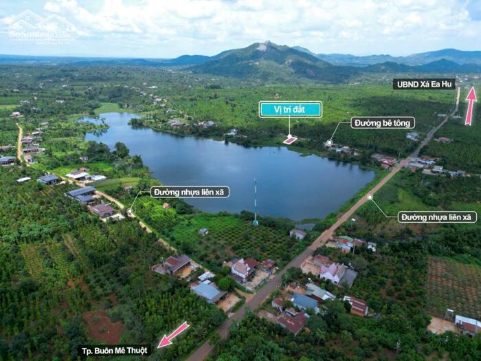 Hình ảnh Cưkuin- Đắk Lắk đất giáp hồ tự nhiên lại sẵn thổ cư kdc đông đường bêtông tới đất chỉ 4xxtr 1