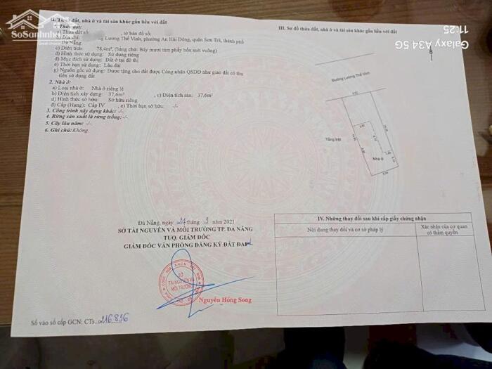Hình ảnh Tôi cần bán lô đất mặt tiền Lương Thế Vinh , Sơn Trà , TP. Đà Nẵng ( VỊ TRÍ GẦN BIỂN MỸ KHÊ ) ⭐⭐⭐⭐⭐ 1