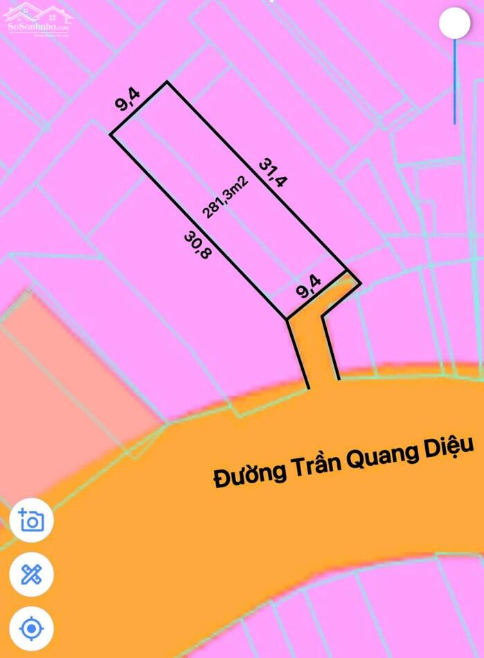 Hình ảnh Nền Mặt tiền Trần Quang Diệu - Gần chợ Cầu Ván, P.Bình Thuỷ, Cần Thơ 0