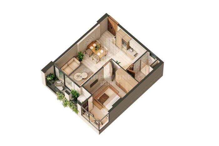 Hình ảnh Happy One Sora 2PN 2WC 69m2. Giá F0 giai đoạn 1. Trực tiếp CDT, chiết khấu 17,5% 1