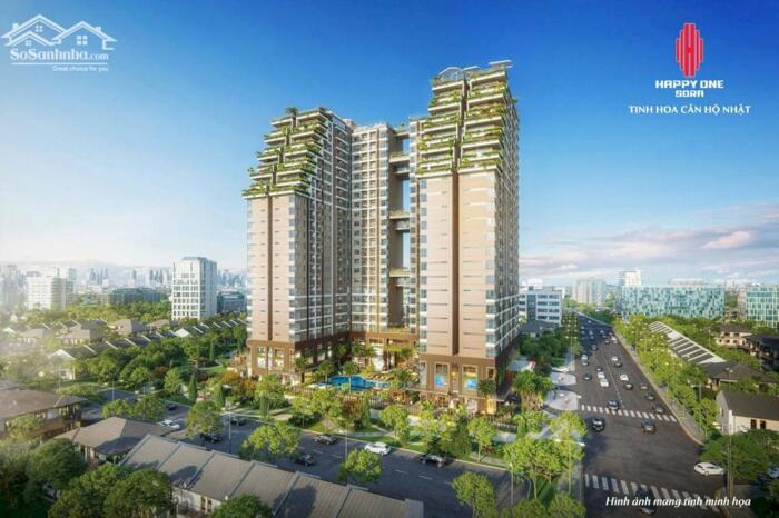 Hình ảnh Happy One Sora 2PN 2WC 69m2. Giá F0 giai đoạn 1. Trực tiếp CDT, chiết khấu 17,5% 4