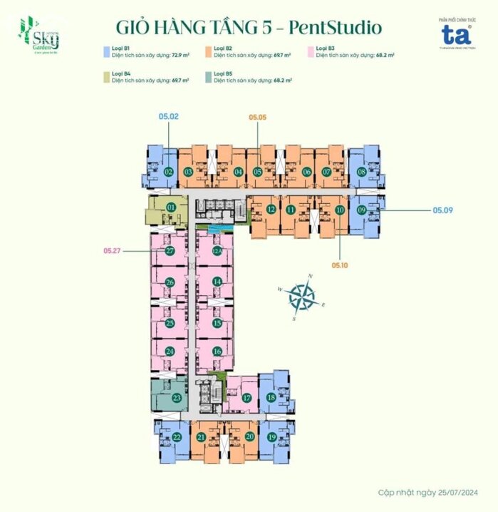 Hình ảnh Duplex thông tầng, trần cao 6m - Phú Đông Sky Garden, 3PN - 2WC, SD 124m2, giá 4 tỷ 550 Full 102% 3