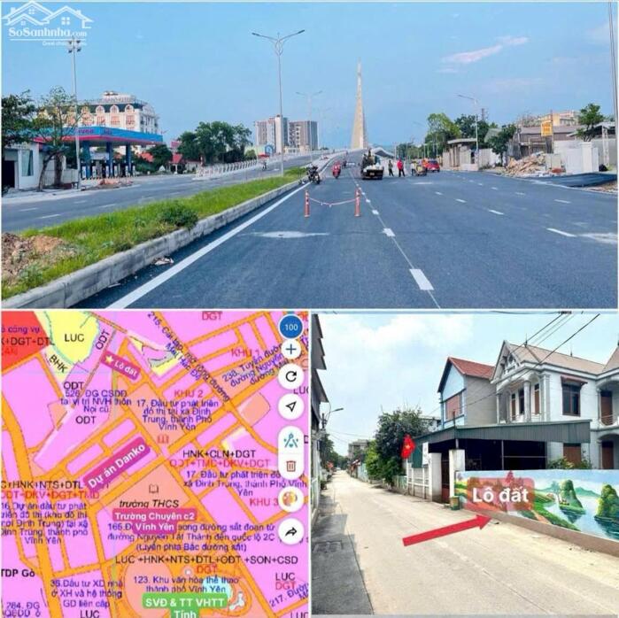 Hình ảnh Bán 100m2 đất thôn Gò Nọi, Định Trung, Vĩnh Yên, Vĩnh Phúc 1