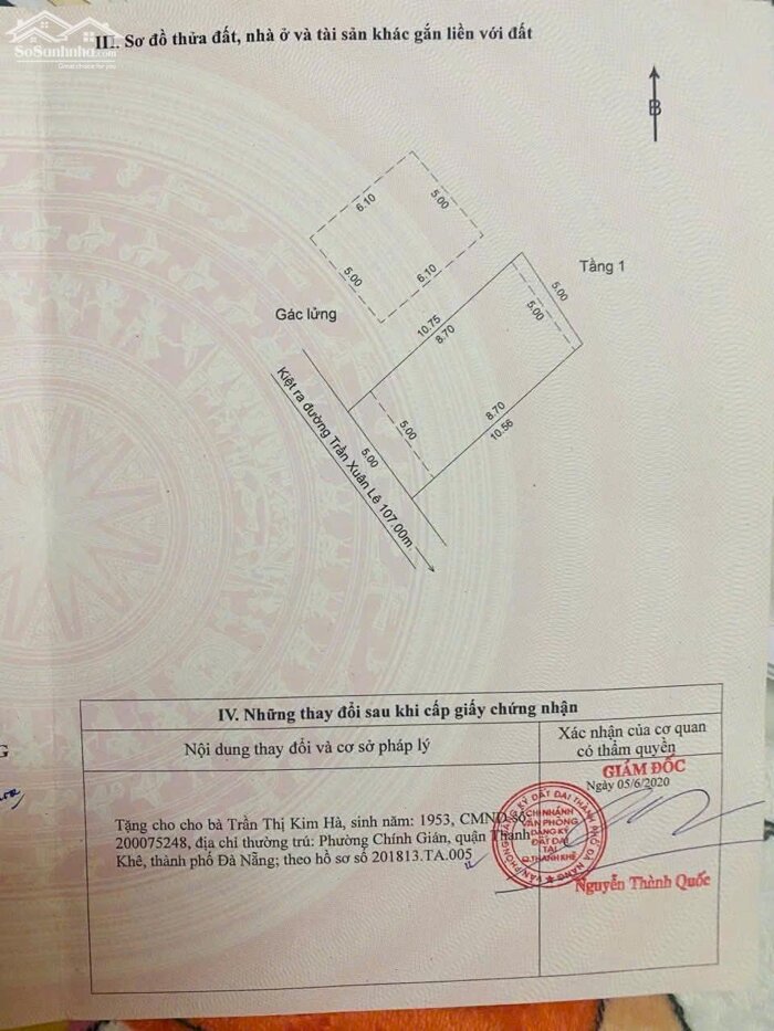 Hình ảnh Bán Nhà Mê Lửng gỗ Trần Xuân Lê. Kiệt Cách Đường Chính đúng 80m 5