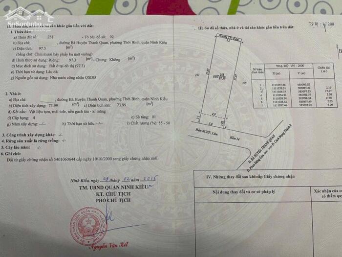 Hình ảnh Bán nhà đường bà huyện thanh quan diện tích 100m2 giá dưới 4 tỷ 0