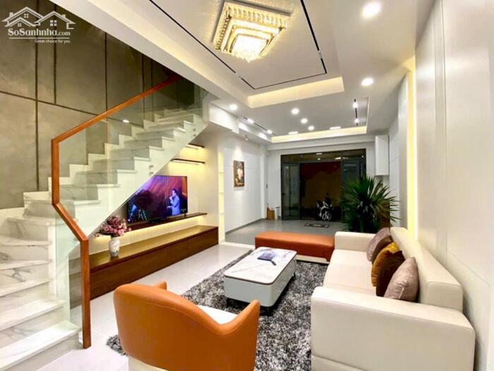 Hình ảnh 81m2 - Giá 9.7 tỷ - Nhà mới HXH Huỳnh Tấn Phát kế chợ Phú Thuận, Q7 2