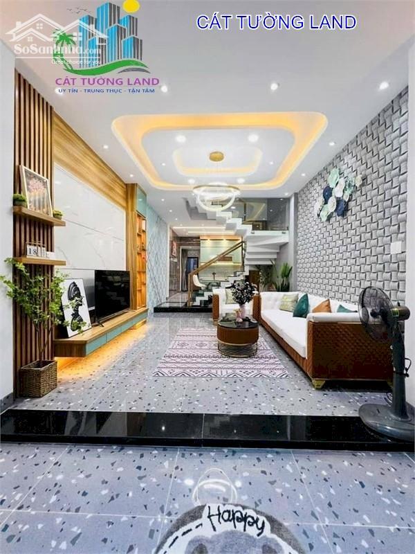 Hình ảnh Bán nhà 4 Tầng -- Hẻm 6m Phan Huy Ích, P.14, Gò Vấp -- Sát Kênh Tham Lương -- Chỉ 7.6 tỷ 1