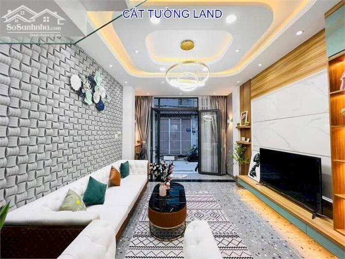 Hình ảnh Bán nhà 4 Tầng -- Hẻm 6m Phan Huy Ích, P.14, Gò Vấp -- Sát Kênh Tham Lương -- Chỉ 7.6 tỷ 2