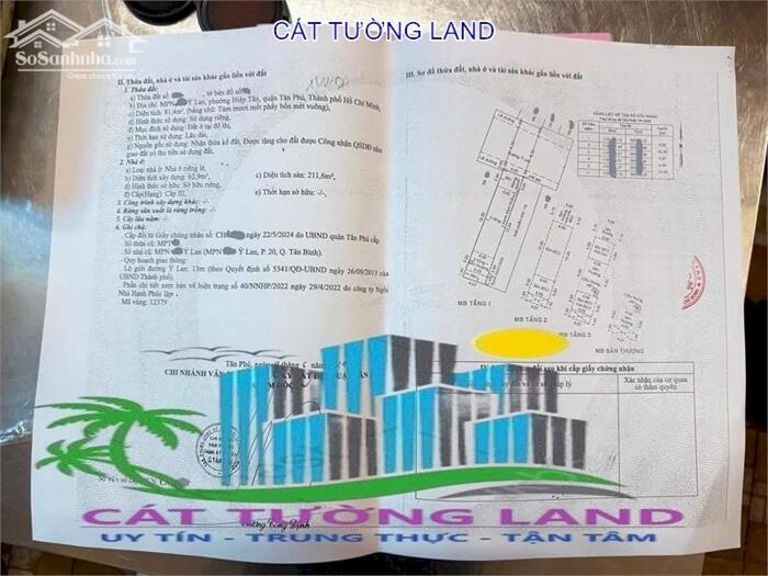 Hình ảnh Bán nhà 81m2, MTKD Ỷ Lan, Hiệp Tân, Tân Phú – gần CV Đầm Sen, chỉ 10.3 tỷ 3