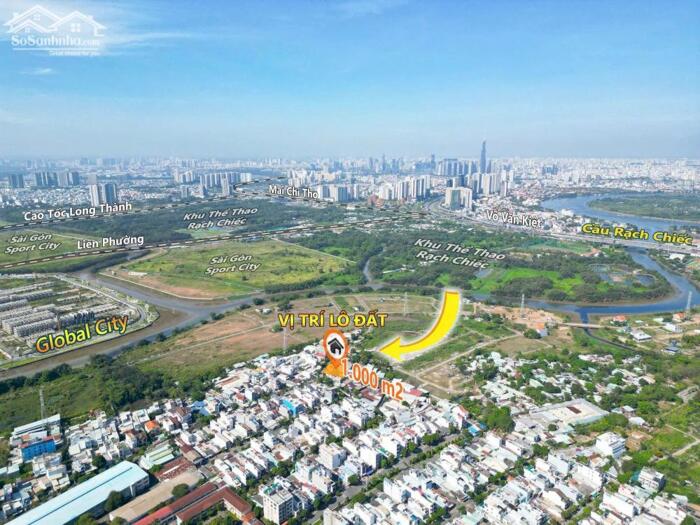 Hình ảnh BDS HVL Mình có lô đất 1000m² Nở Hậu siêu đẹp ngay trung tâm mới TPHCM, cạnh khu The Global City – vị trí gần sông rất đẹp, 1