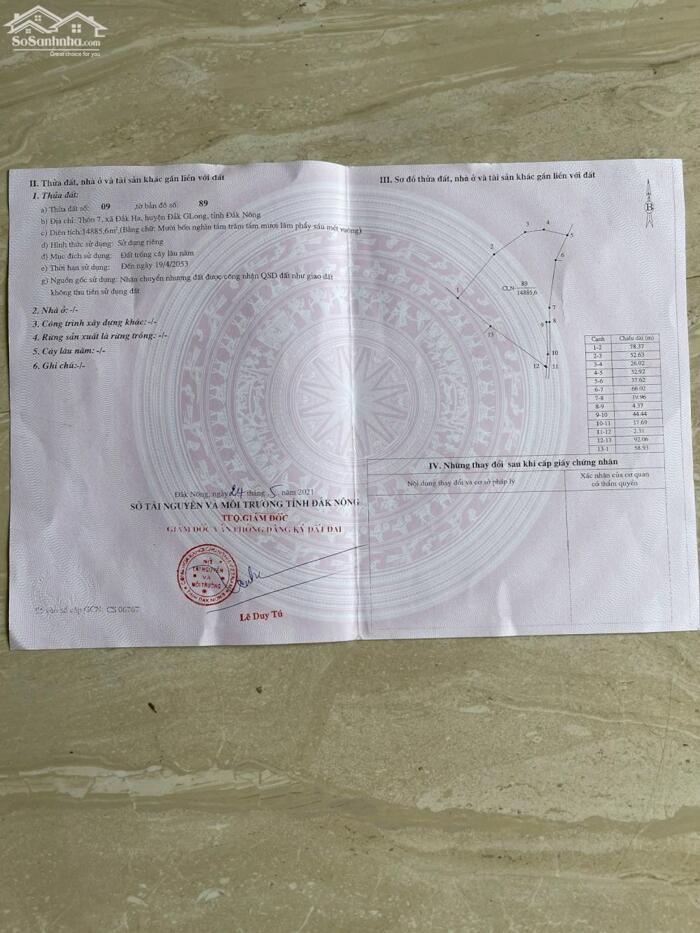 Hình ảnh Rẫy giá rẻ, view hồ đẹp, bằng như sân bóng tại phường Bắc Gia Nghĩa 2