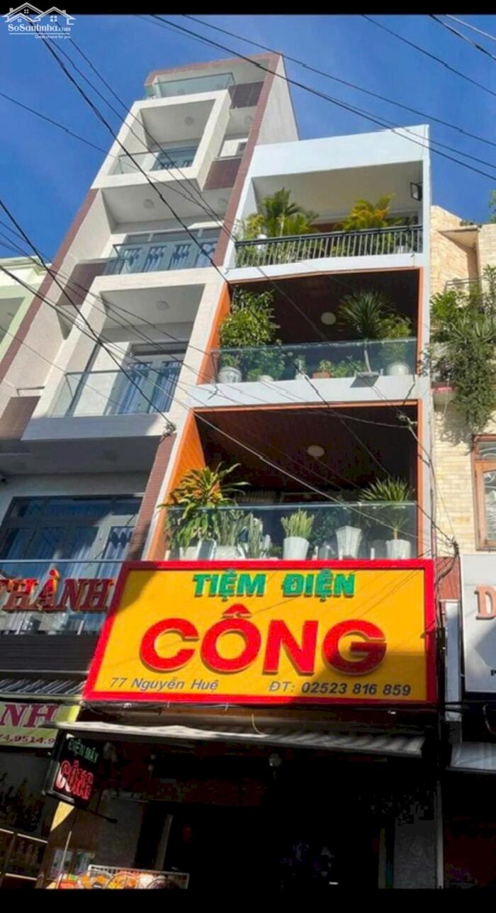 Hình ảnh Bán căn nhà 4 tầng mặt tiền Nguyễn Huệ, Phan Thiết tỉnh Lâm Đồng giá đầu tư 0
