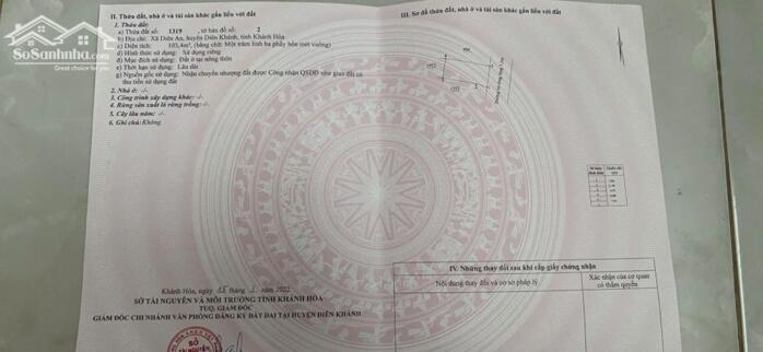 Hình ảnh Bán lô đất đẹp, mặt tiền Thông Tin, Diên An. Ra 23/10 chỉ 250m 0