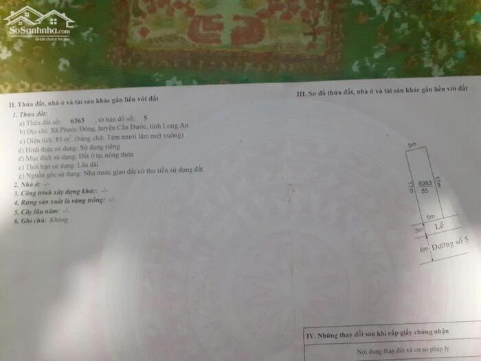 Hình ảnh Chủ cần bán gấp 85m2 tái định cư Phước Đông xả gấp 550tr 6