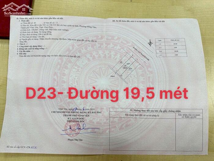 Hình ảnh Bán đất Đồng Hin , Lai Sơn, Vĩnh Yên. 2