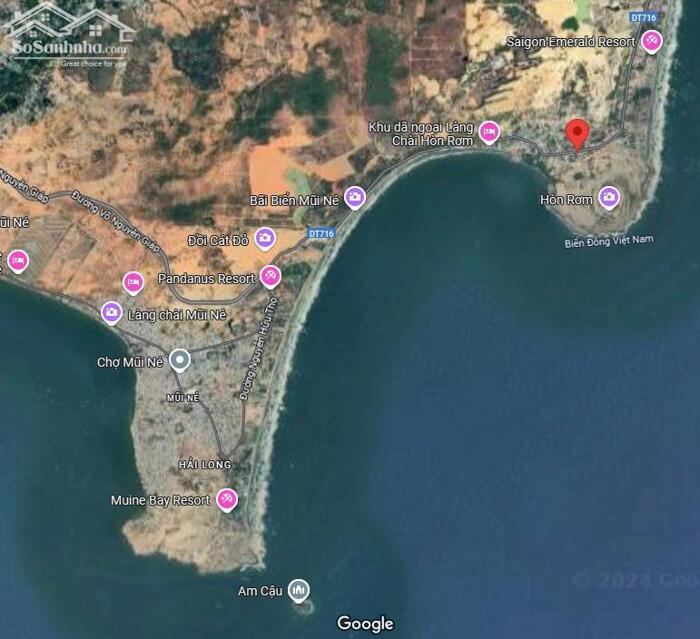 Hình ảnh Đại Hạ Giá-Đất mặt tiền 12m Xuân Thuỷ-Mũi Né(Phan Thiết)-Lâm Đồng-DT 220m2TC 3