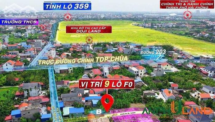 Hình ảnh Chào bán lô đất ngõ ô tô tại Phường Thủy Nguyên ( xã Hoa Động), TP Hải Phòng 0