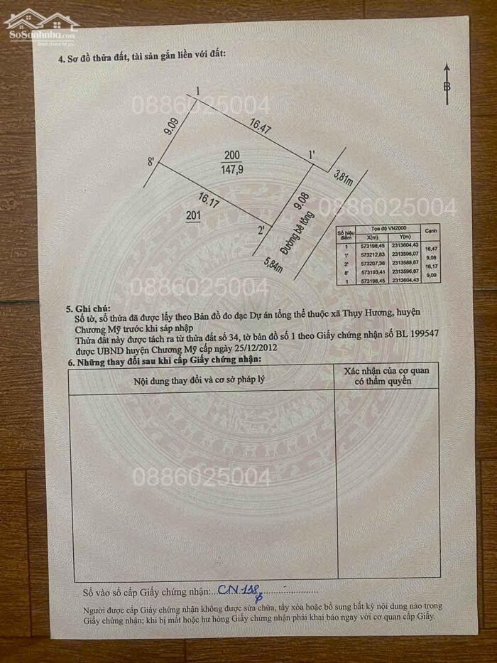 Hình ảnh Bán Lô đất 147,9m² full đất ở tại ĐÔ THỊ, Chúc Đồng 1, gần Chợ Chúc Sơn, Chương Mỹ, Hà nội 4