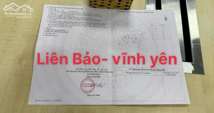 Hình ảnh Bán đất view vườn hoa mặt đường Lê Thanh Nghị, Liên Bảo, Vĩnh Yên, Vĩnh Phúc 2