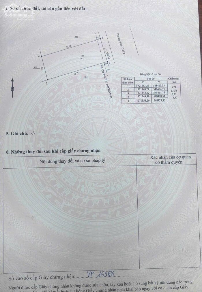 Hình ảnh BÁN LÔ ĐẤT MẶT TIỀN BÌNH THÁI 2 – HÒA THỌ ĐÔNG, CẨM LỆ, CHỈ 3.95 TỶ 0