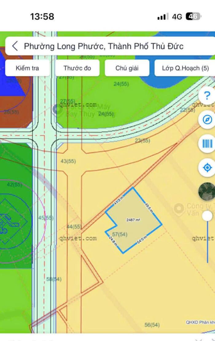 Hình ảnh BDS HVL CHỈ HƠN 23 TR/M2 - FULL THỔ CƯ - VÙNG ĐẤT VÀNG CỦA NHỮNG NGƯỜI NỖI TIẾNG - VUÔNG 55 x 52 3