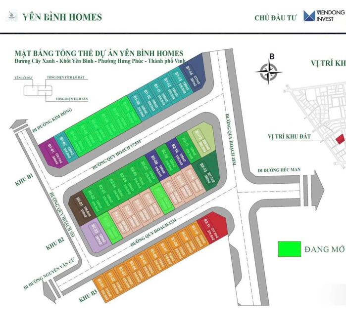 Hình ảnh Bán 126m2 nhà 4 tầng khu Yên Bình Home - Hưng Phúc - P. Trường Vinh 3