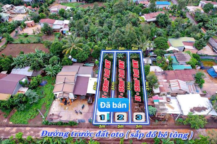 Hình ảnh Ea Bhốk-Cuwkuin dt 155m2 full thổ cư cách tỉnh lộ 10 chỉ 100m đường oto tới đất sắp đổ bê tông chỉ 2xxtr 0