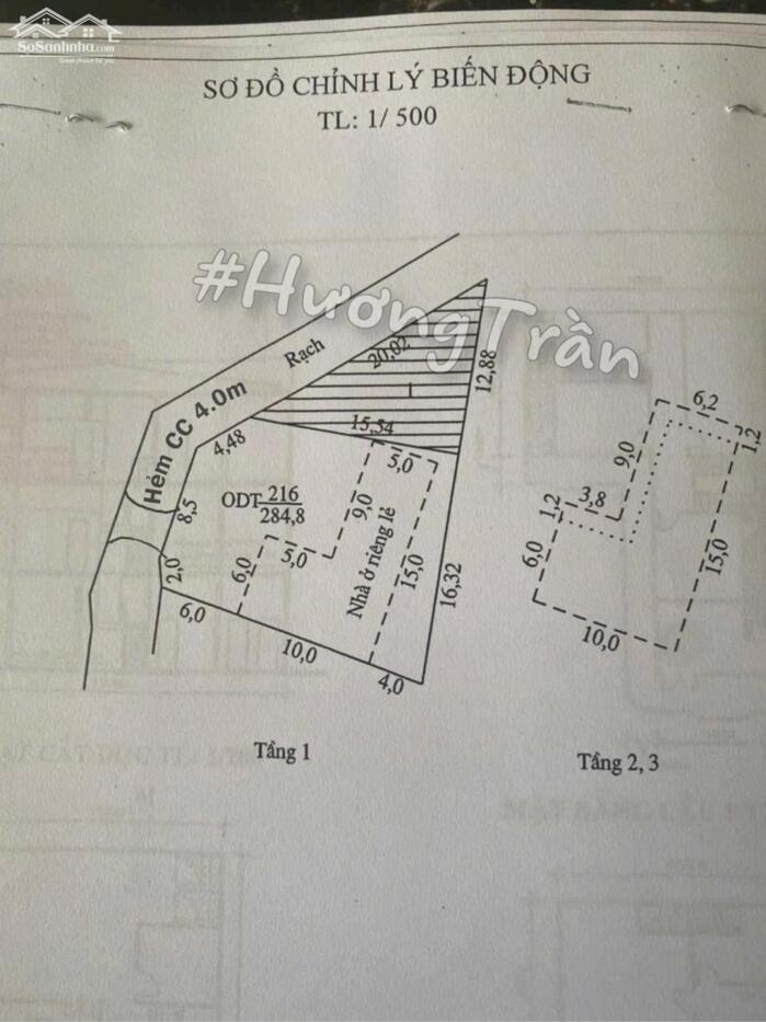 Hình ảnh 16,5 tỷ - BIỆT THỰ 384m2 ODT, HẺM 1 LÝ TỰ TRỌNG (bên hông Công Viên Lưu Hữu Phước) 3