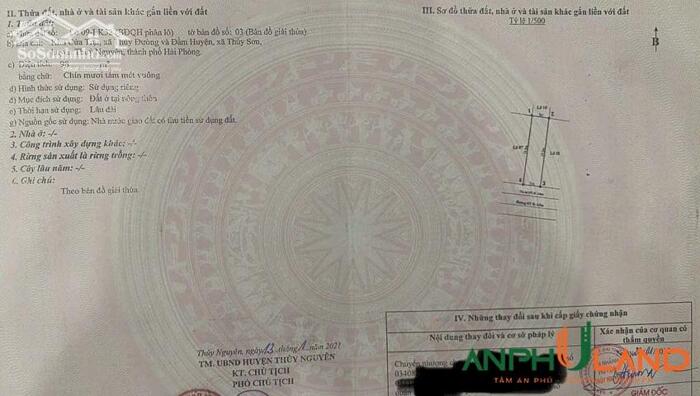 Hình ảnh Chính chủ cần bán 02 lô đất khu đấu giá Cửa Trại, phường Thuỷ Nguyên, TP Hải Phòng 3