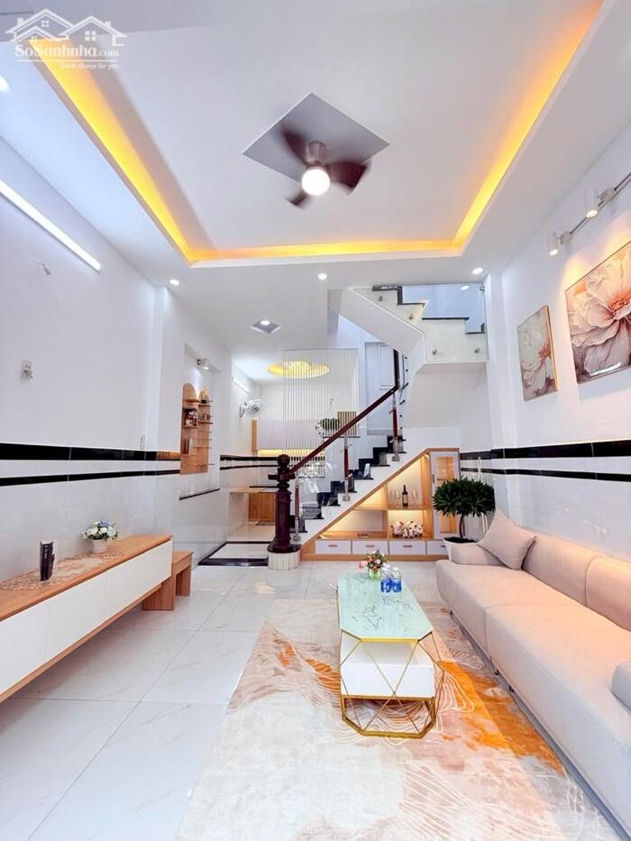 Hình ảnh HẺM XE HƠI THÔNG, P.15, TÂN BÌNH - sd 80m2 nhà mới trệt lầu chỉ 4ty390 0