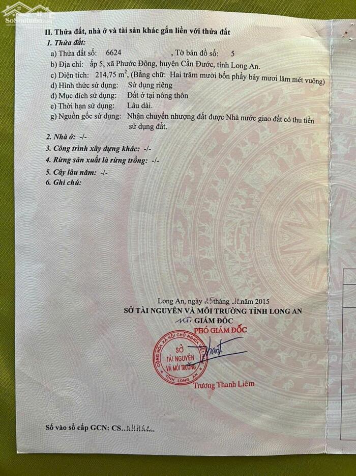 Hình ảnh Nền góc 2 mt đường 214m2 kdc Phước Đông giá rẻ đầu tư 1 tỏi 890tr 4