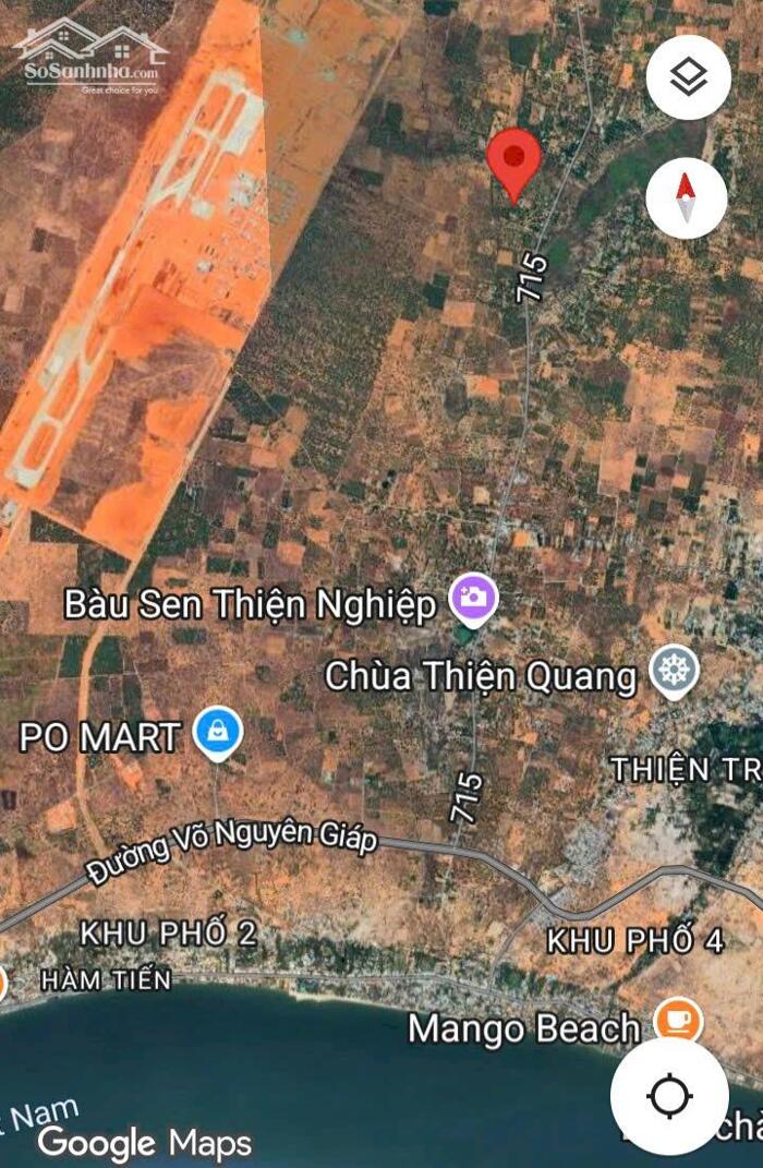 Hình ảnh Đất Ngộp,2 mặt tiền,gần DT715,gần Sân bay Thiện Nghiệp-Mũi Né-Lâm Đồng-DT 4,9 sào 2