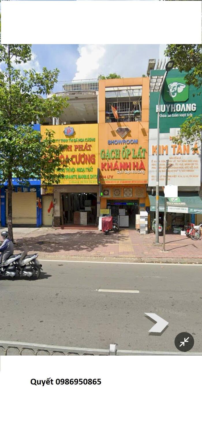 Hình ảnh Bán Nhà Mặt Phố 3xx Lý Thường Kiệt Q10 HCM 122m2-3T MT6,2m Vỉa Hè 64 Tỷ Có Thương Lượng. 1