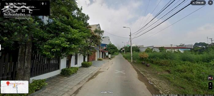 Hình ảnh Bán 3 ô đất băng 2 đường Nguyễn Du – Dữu Lâu, Việt trì 1